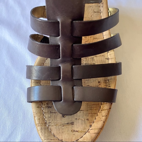 Marc Fisher Brown wedge gladiator style heels. Size 9 - Picture 2 of 14